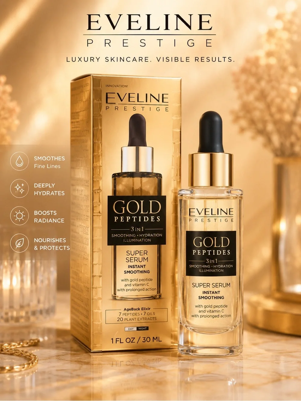 Gold Peptides Super Serum - Gold